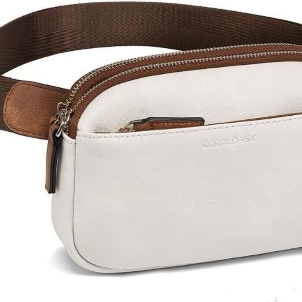 New Fanny Pack New White Travel Hippack Heavy Duty Travel‎ Bag Secure Belt Bag